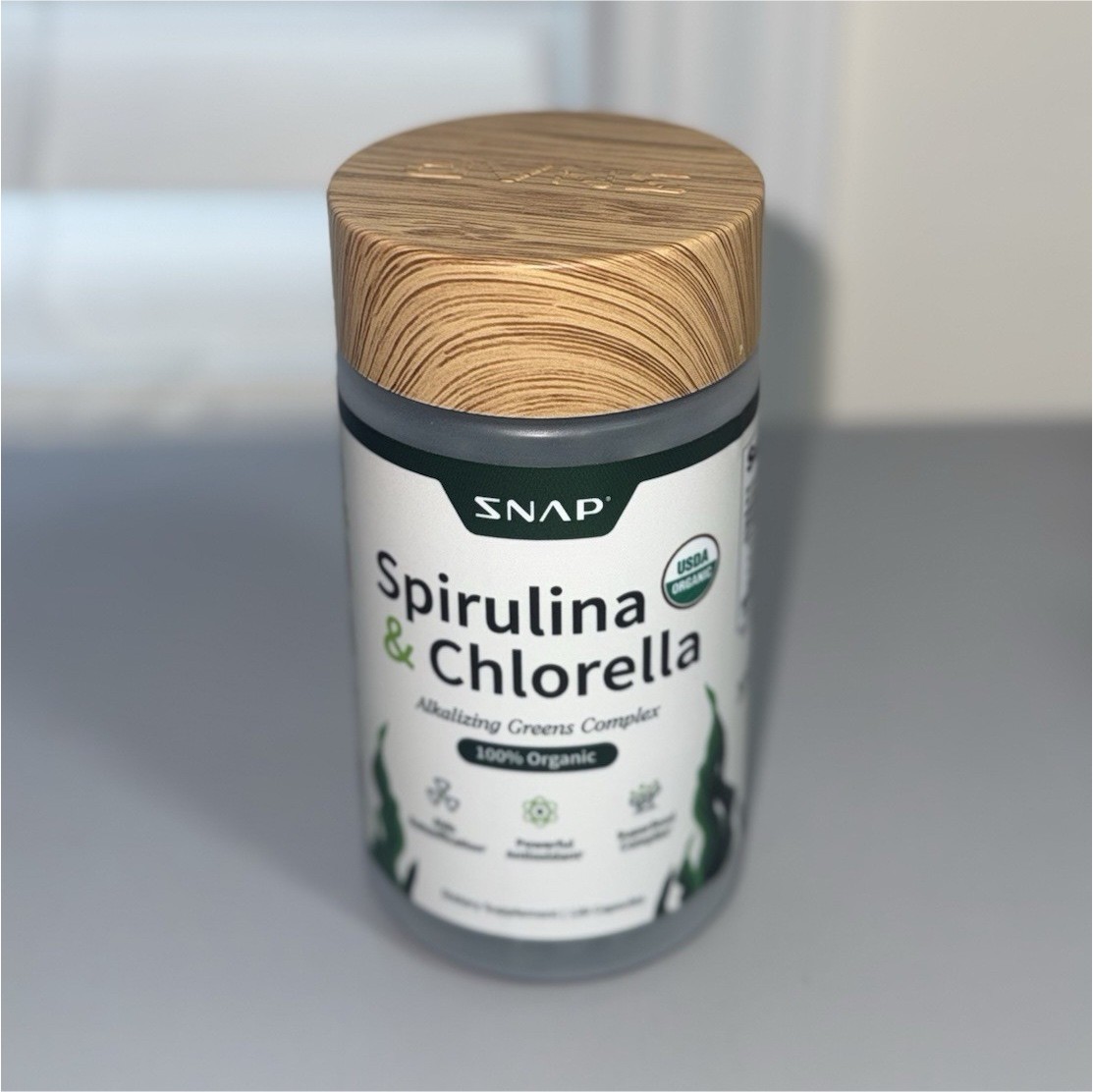 SNAP Supplements Spirulina & Chlorella 120 Capsules