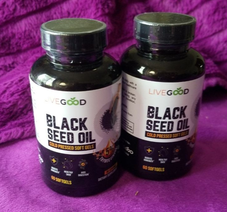 Black Seed Oil Softgels 1000mg 5% Thymoquinone Immune Cold Press Organic 120ct