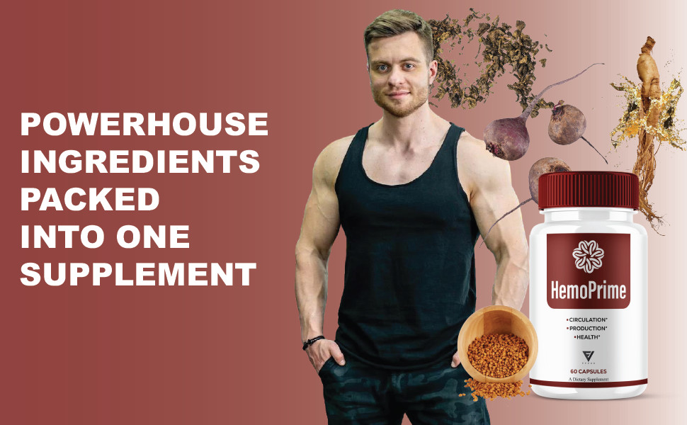 HemoPrime Male Performance, Hemo Prime Support (60 Capsules)