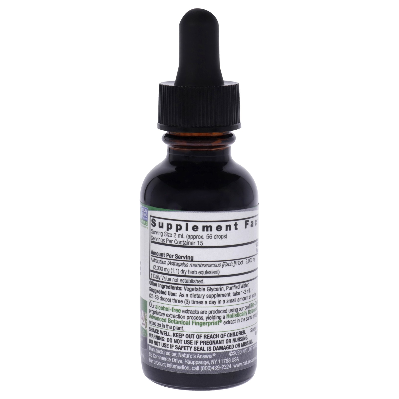 Astragalus Root AF – 2000mg by Natures Answer for Unisex – 1 oz