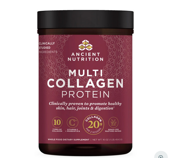 Ancient Nutrition Collagen Powder Protein with Probiotics