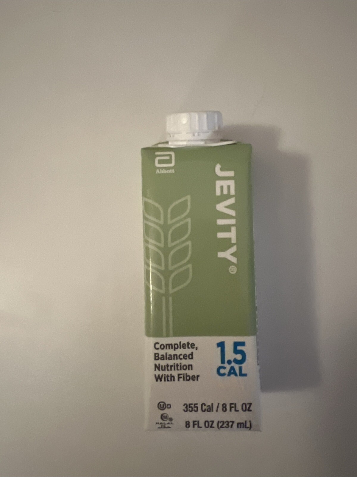 Jevity 1.5 Cal High Protein Nutrition Drink with Fiber, 8 Fl Oz (Pack of 24)