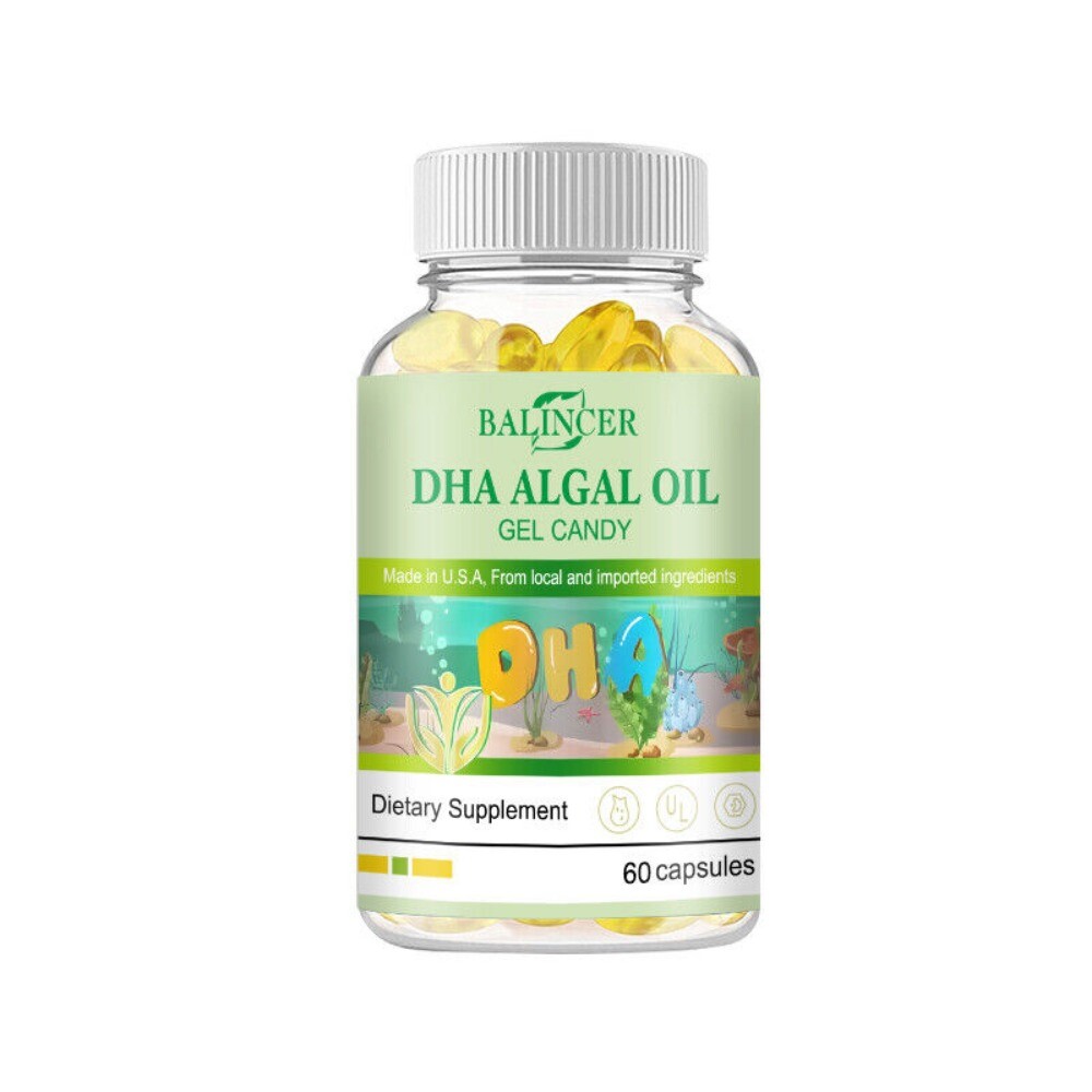 120 Capsules – Dha algae oil – 4080mg- EPA & DHA-Brain health, improve memory