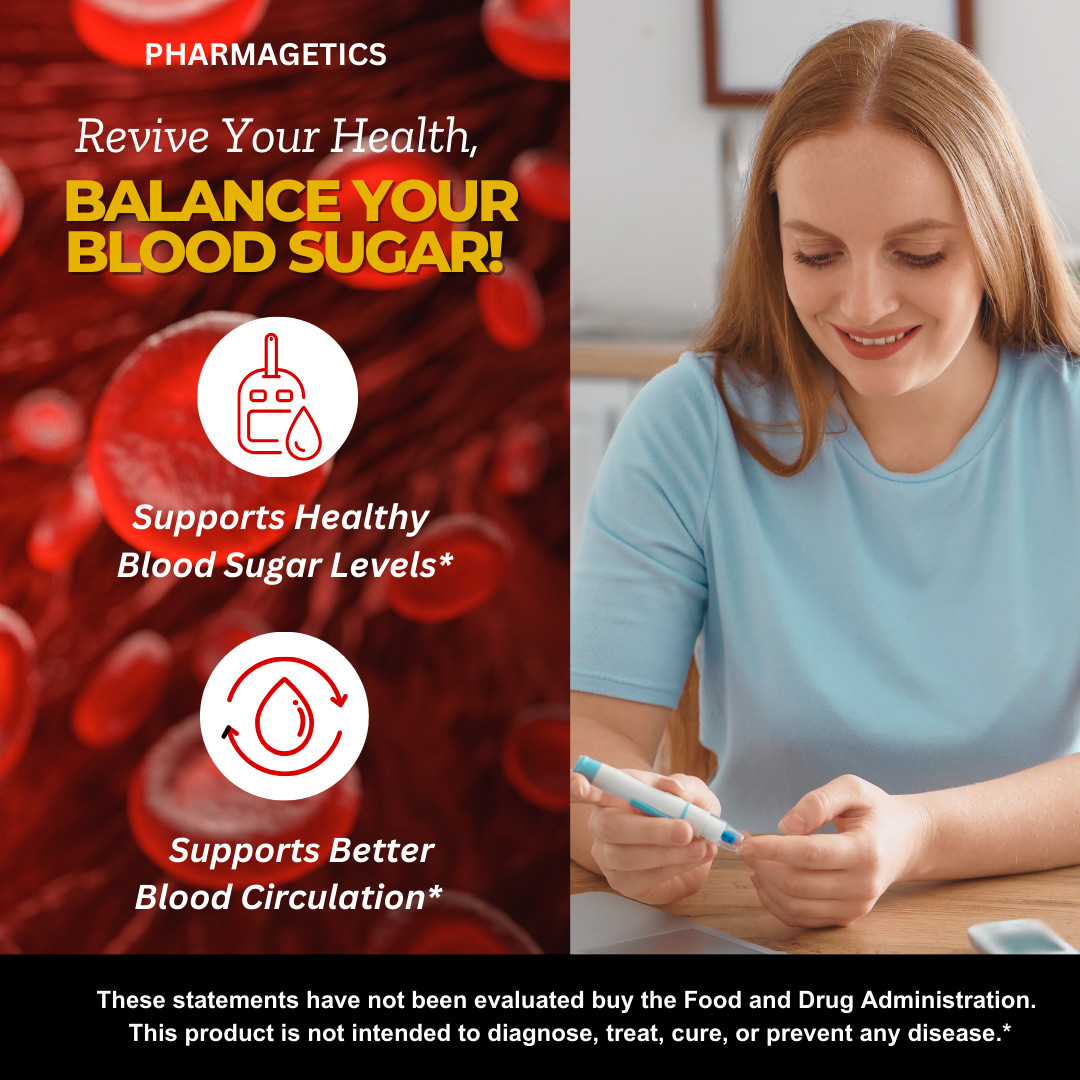 Glucorx Blood Balance, Gluco-RX Supplement Metabolism & Daily Health 10 Bottles