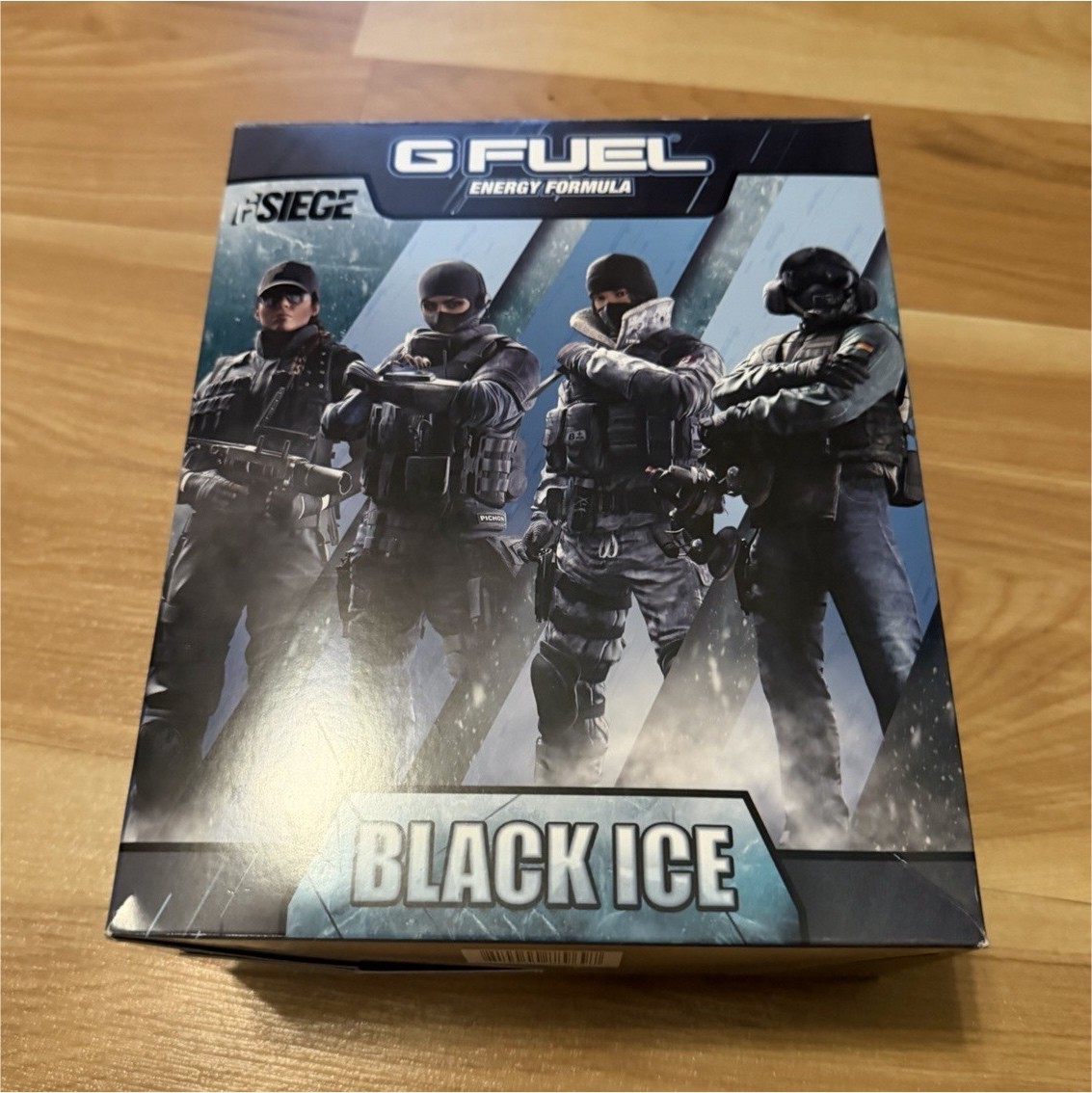 G FUEL Rainbow Six Siege Collectors Box Shaker Sealed Tub and Sticker