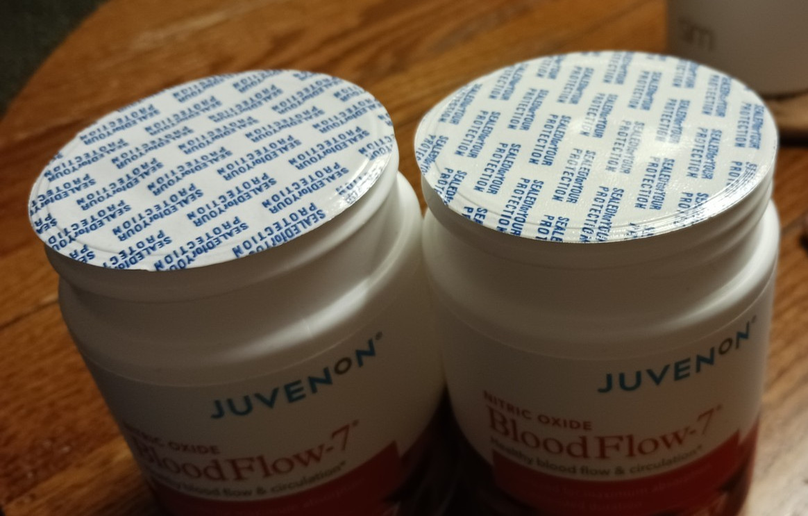Juvenon Blood Flow-7 Nitric Oxide Supplement – 2 Bottles 60ct – New