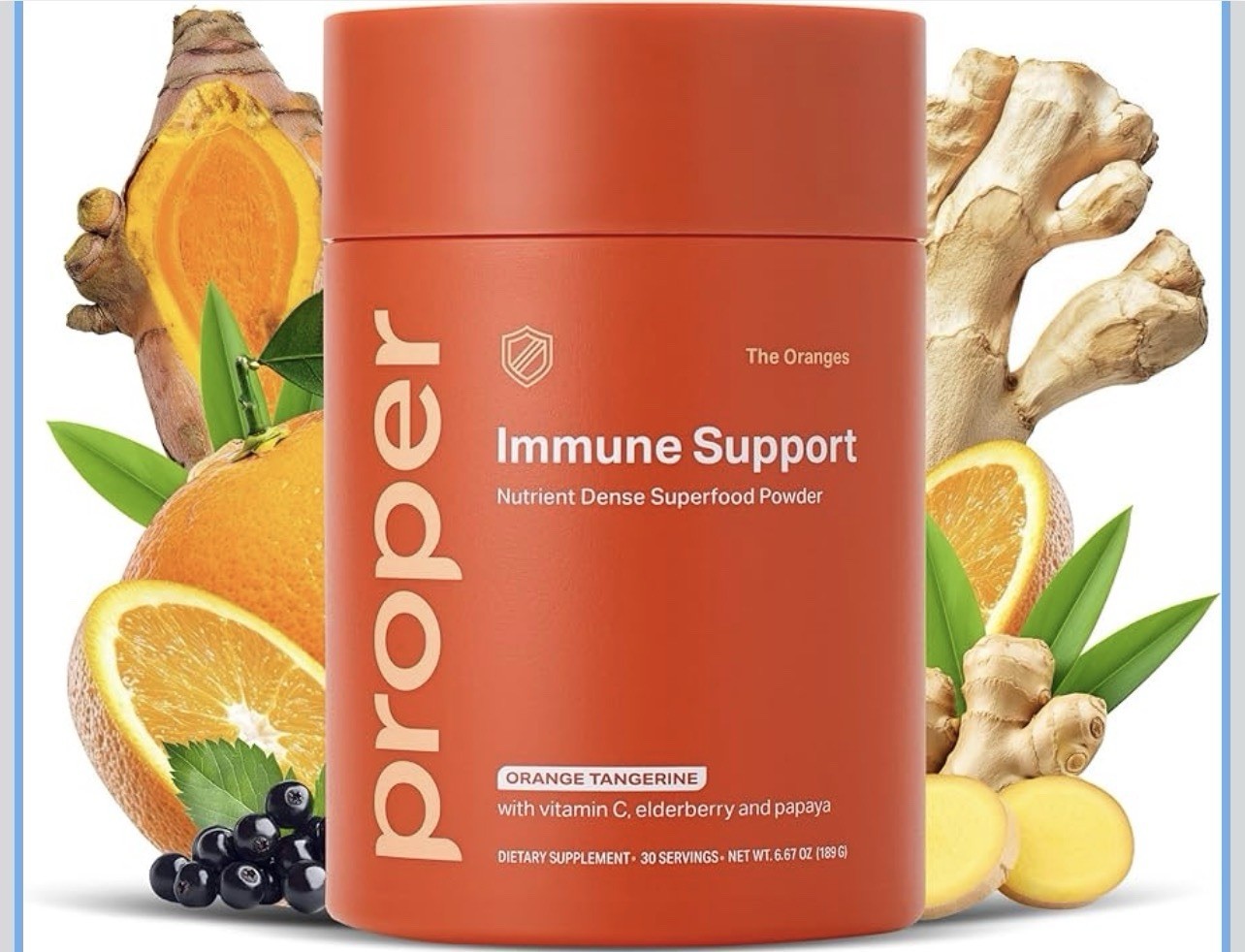 Proper Superfood Powder Immune Support Orange Tangerine Vitamin C Elderberry