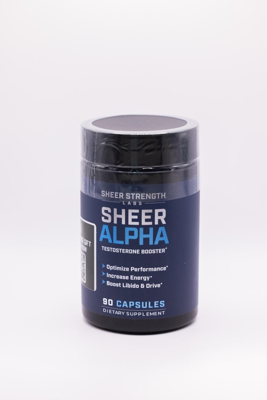 Sheer Strength Labs – Sheer Alpha Testosterone Booster (90 Capsules)