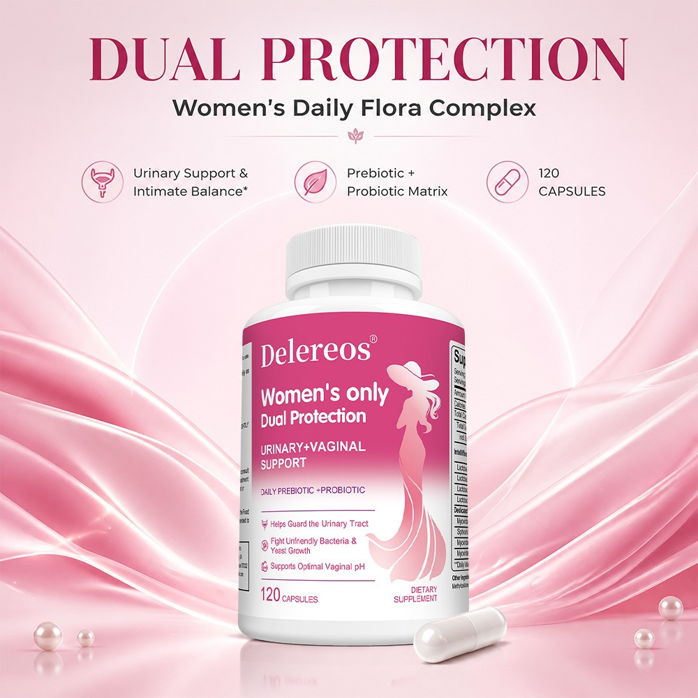 Women Probiotic Prebiotic,5Billion CFU,Urinary Tract & Vaginal Flora 30~120 Caps