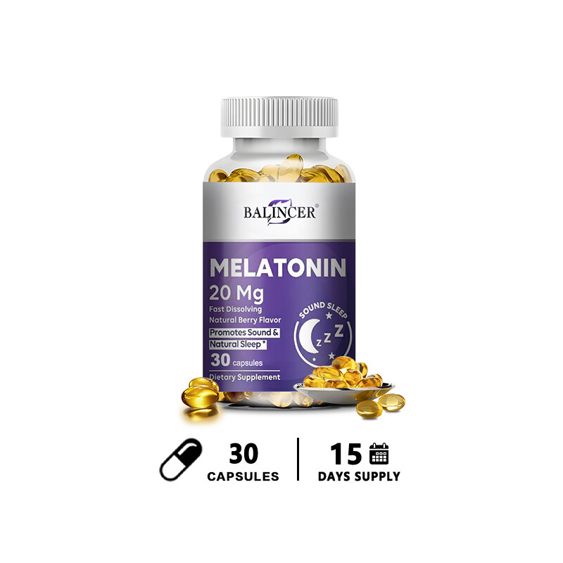 Sleep 20MG Capsules Support Sleep, Non-GMO, Gluten-free ​
