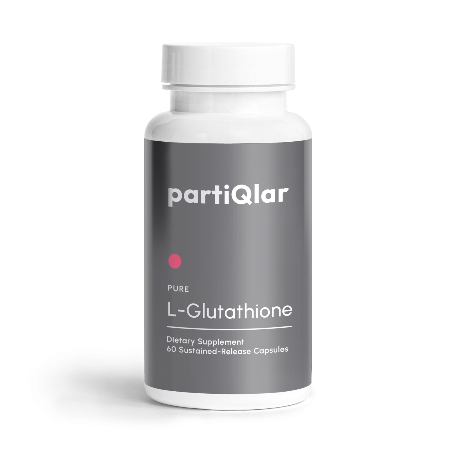 partiQlar L-Glutathione 500mg – High Potency Glutathione 60 Count (Pack of 1)