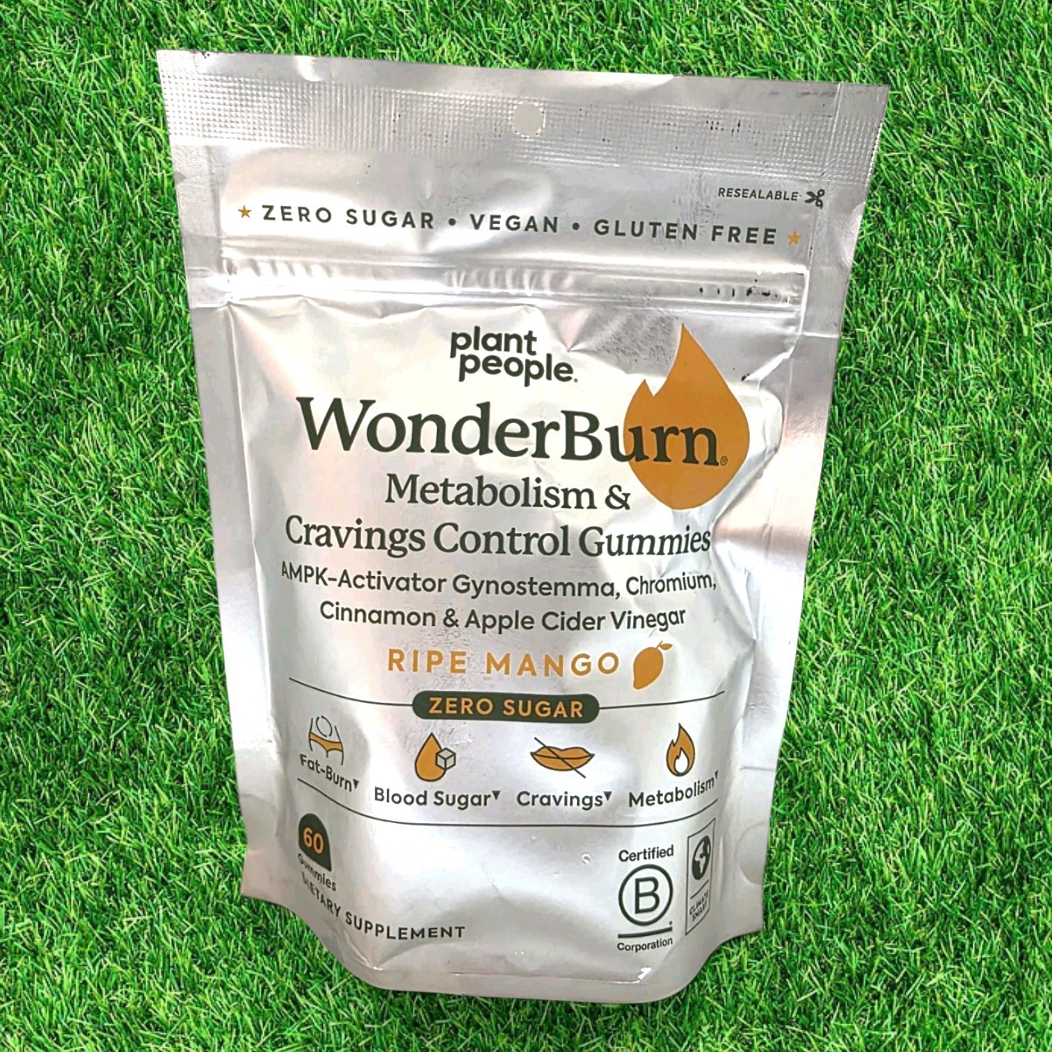 Plant People Wonder Burn Metabolism Craving Gummies 60Ct