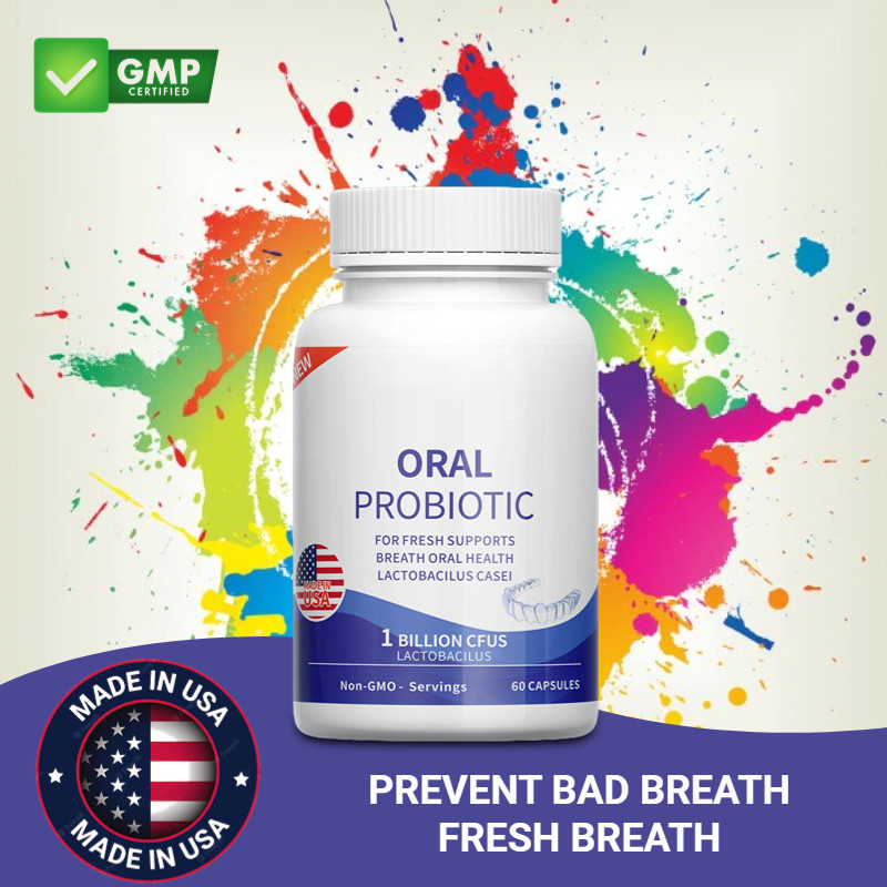 ORAL PROBIOTIC FORFRESH SUPPORTS BREATH&ORAL HEALTH 1 BILLION CFUS LACTOBACILUS