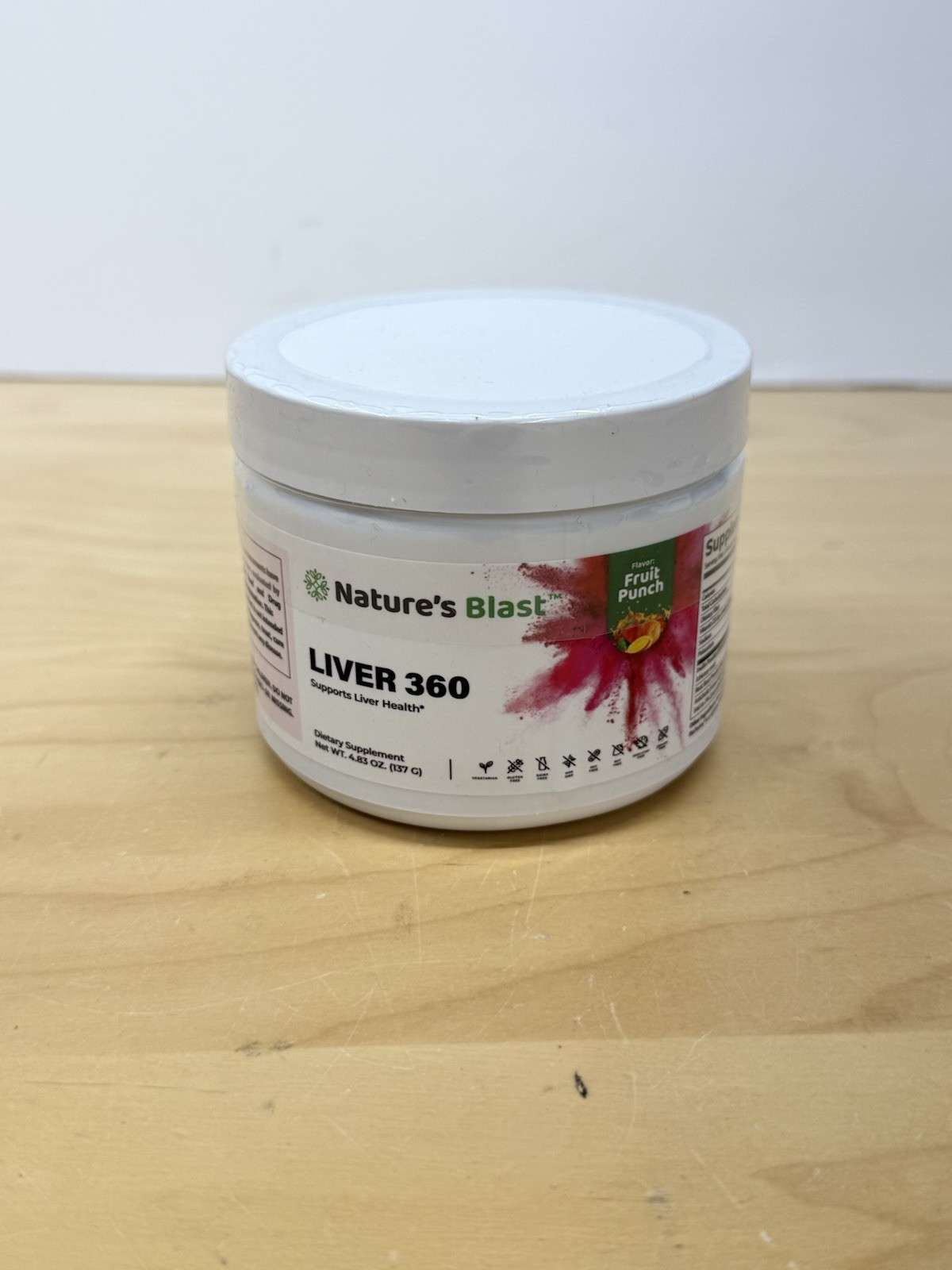 Nature’s Blast Liver 360 Fruit Punch Flavor 4.83 oz. New/Sealed!