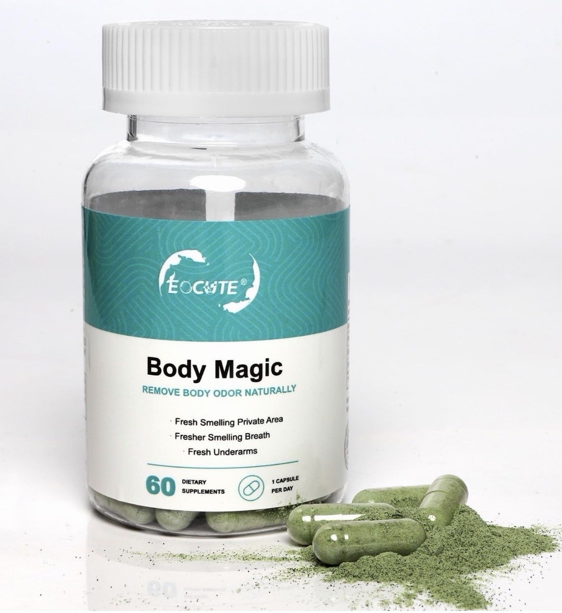 Her Fantasy Box Intestinal Detox Capsules, Parsley & Peppermint, 30 Count
