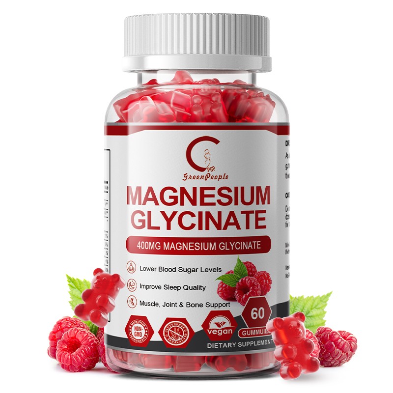 High Absorption Magnesium Glycinate Gummies – Sleep & Relaxation Support, 60ct