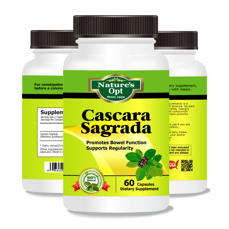 Cascara Sagrada, Colon Care, Support for Regular Bowel Movements