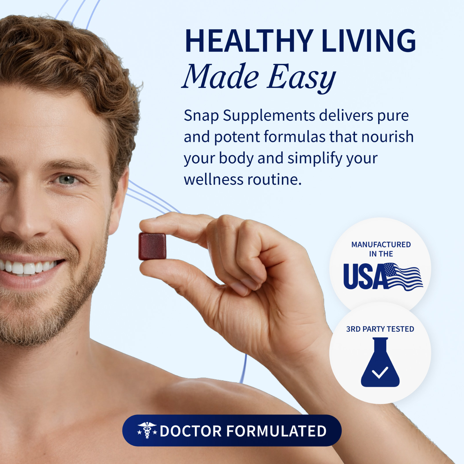 Snap Prostate Health & Nitric Oxide Chews for Men Urinary Support MADE IN USA