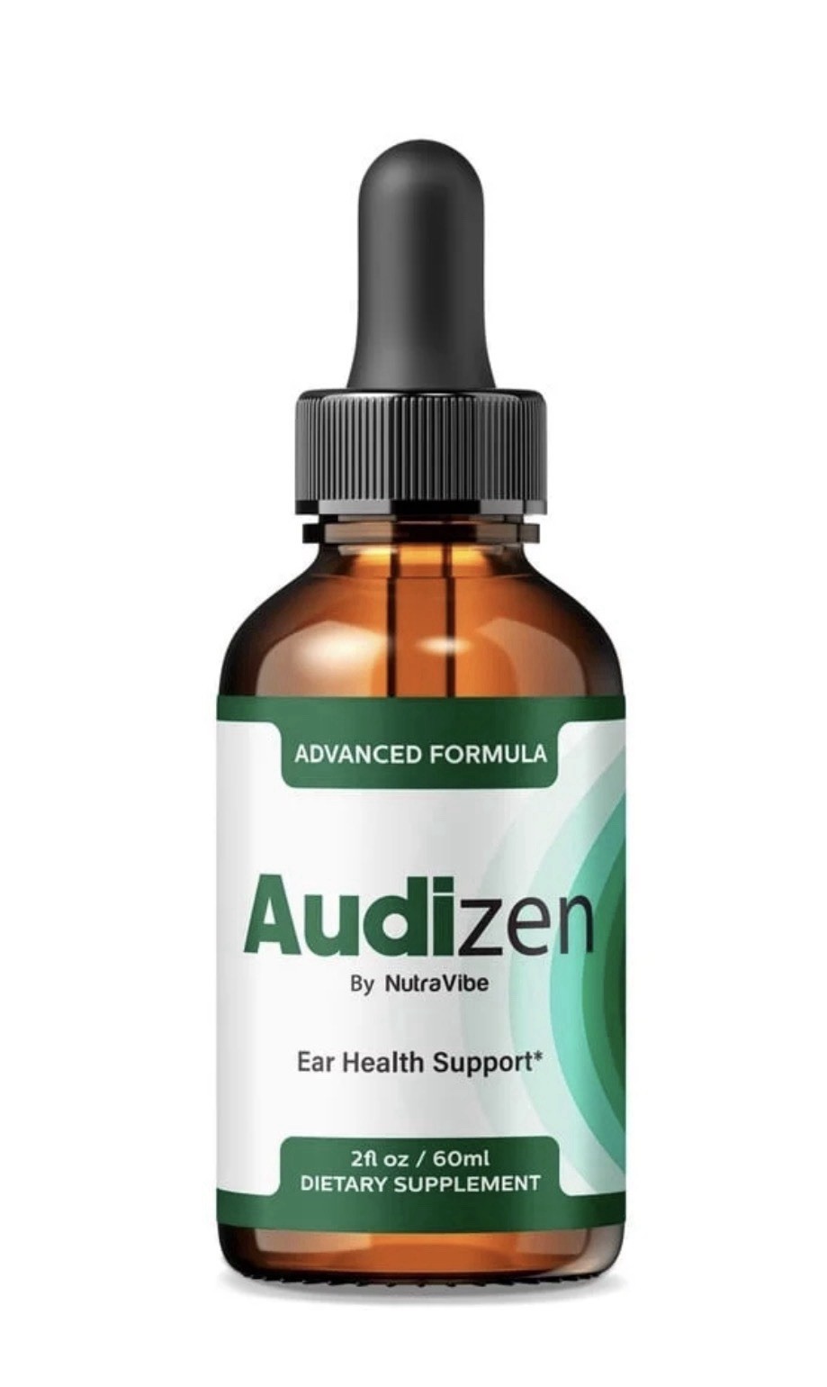 NutraVibe Audizen Ear Health Support Drops Ginger Licorice Grapefruit 2 fl oz