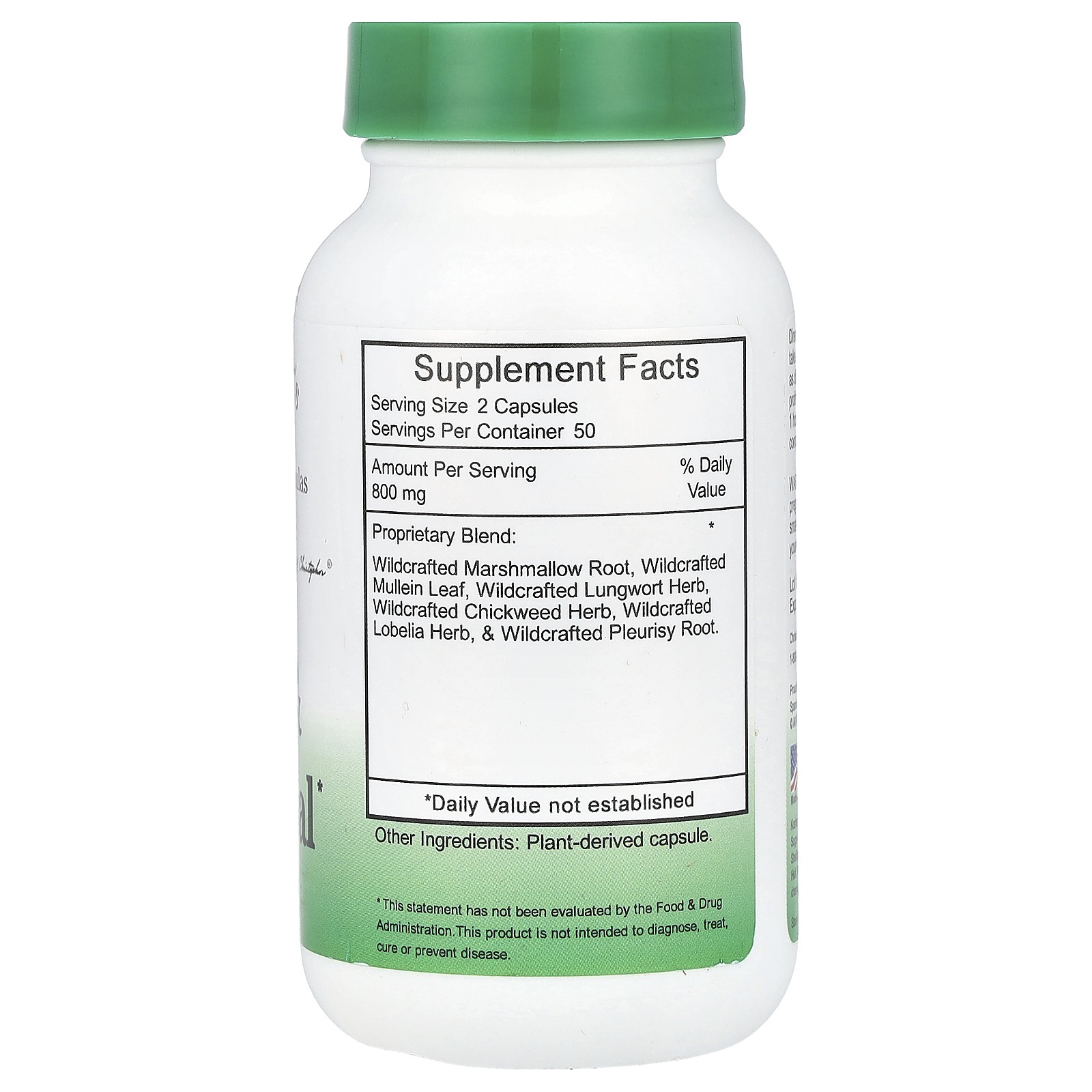 Lung and Bronchial, 400 mg, 100 Vegetarian Caps