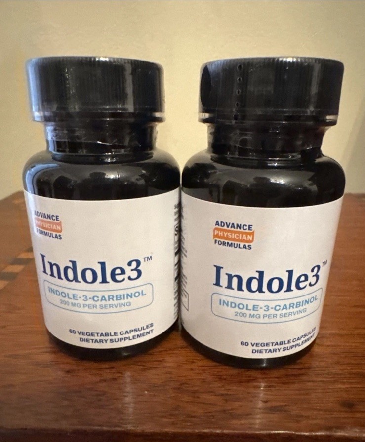 Advance Physician Formulas Indole3-Carbinol 200 mg – 60 capsules X 2 – Exp 07/26