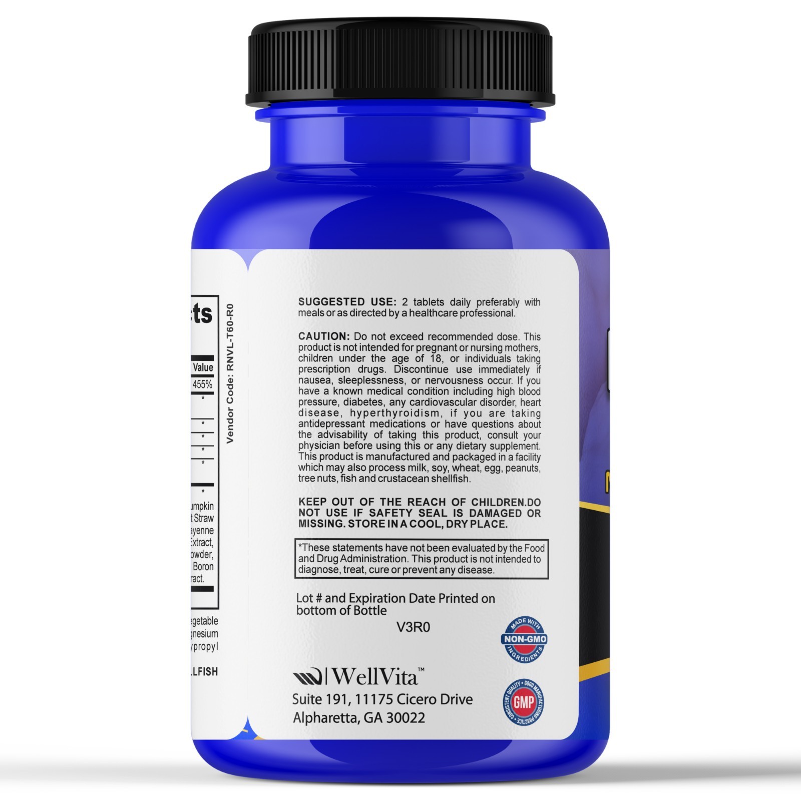Testosterone Booster for Men Energy, Libido Enhancement Performance Pills (60)