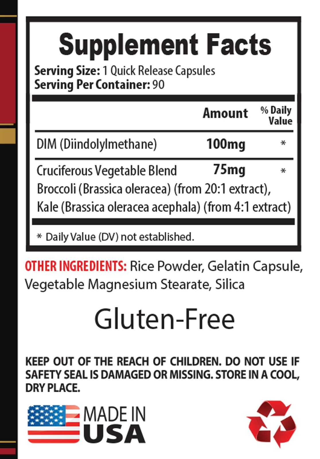 bad estrogen blocker – DIINDOLYLMETHANE – dim supplement for menopause 1 BOTTLE