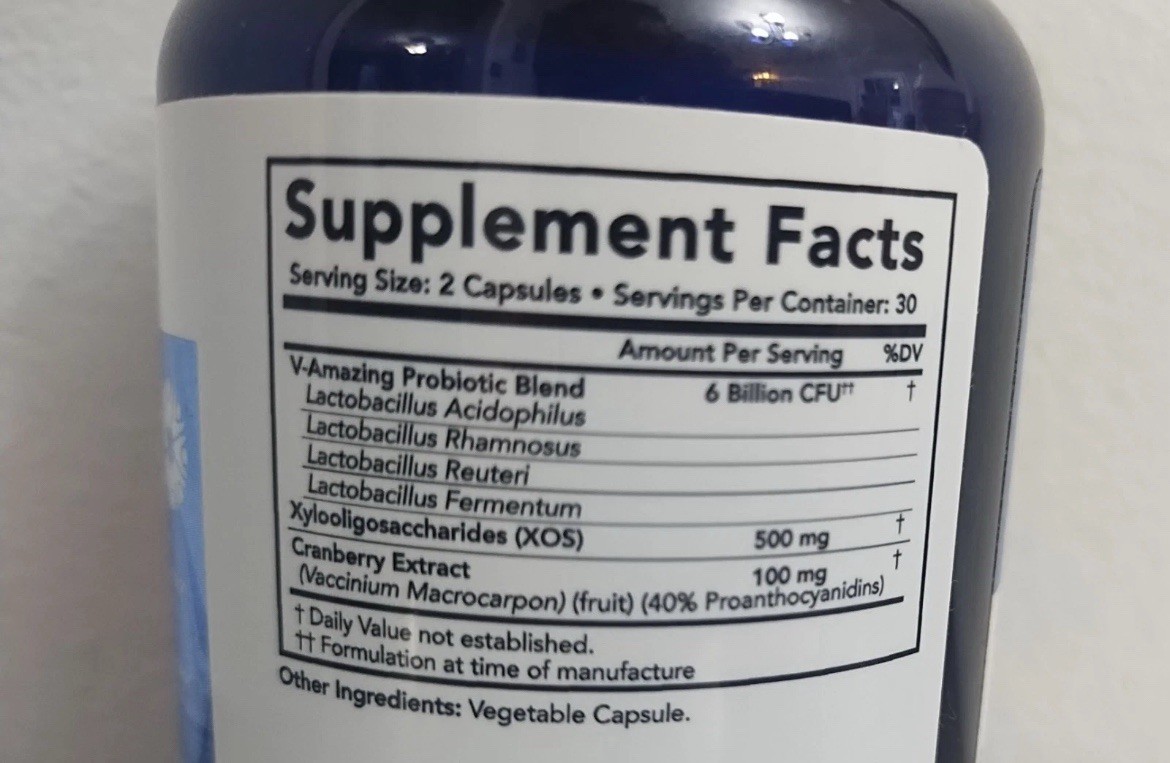 Clinical Nutra Vaginal Probiotic Women 60 Vegan Capsules 04/2026
