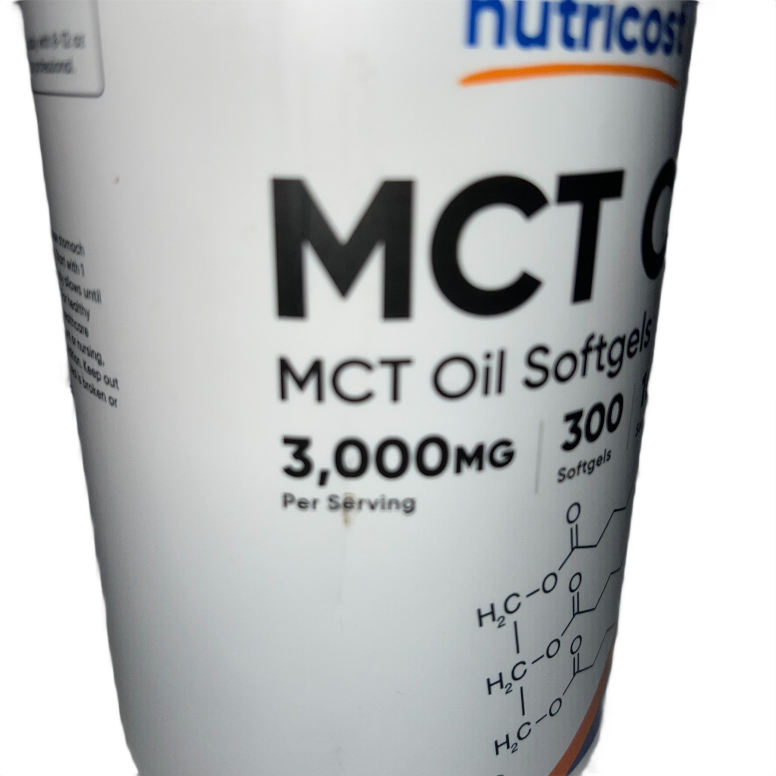 Nutricost MCT Oil Softgels 1000mg, 300 Softgels