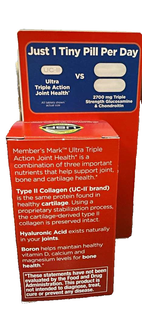 Member’s Mark Joint Health UC-II Collagen 40mg Tablets 125 ct