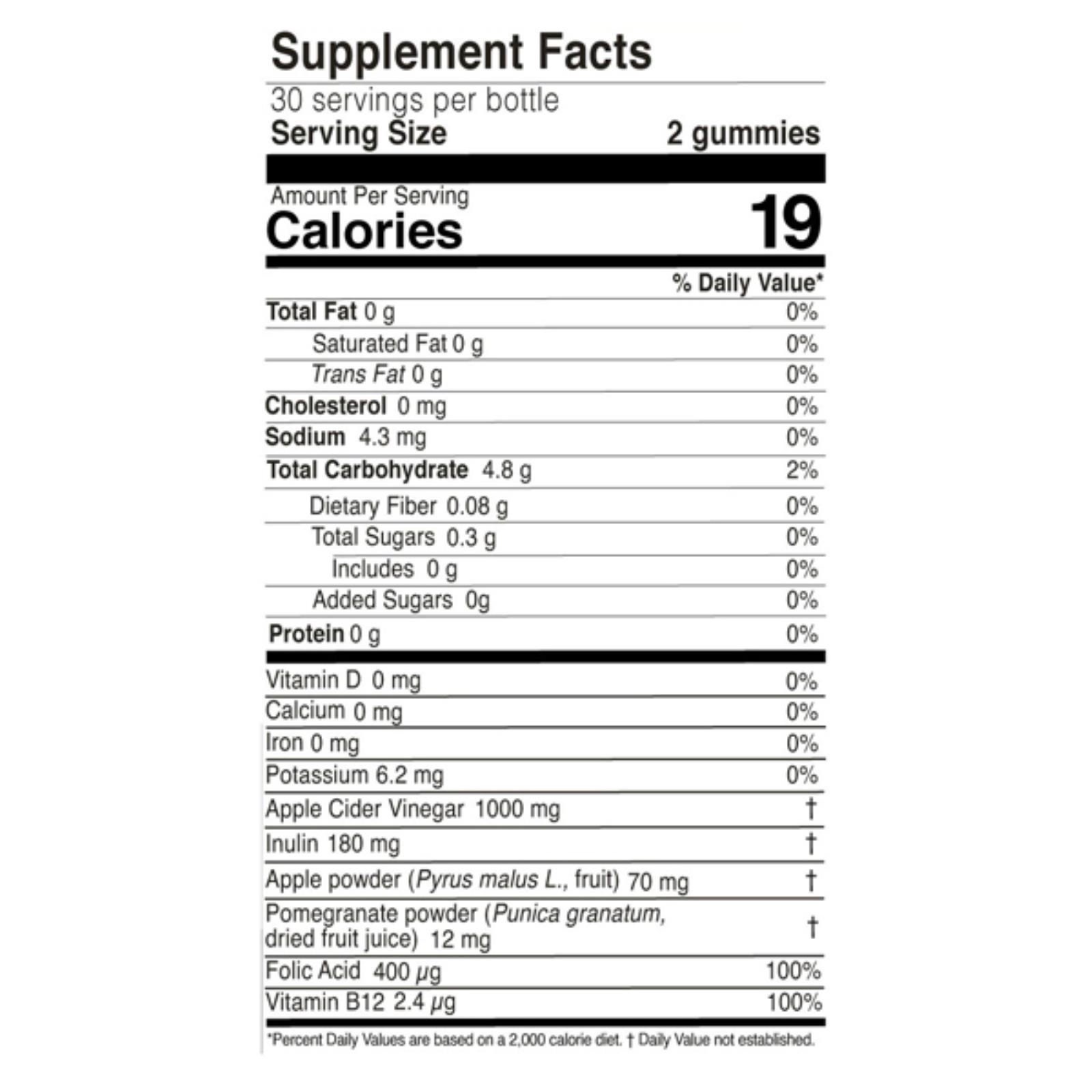 FARMASI Nutriplus Gummies – Apple Cider Vinegar 60 Gummies Exp:11/26