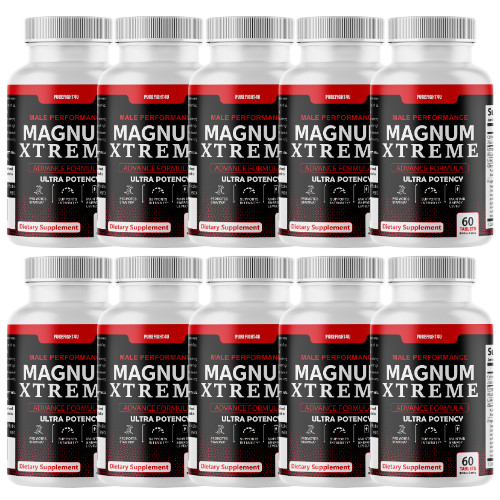 Magnum Xtreme Male Performance Advanced Formula Tablet- Ten (10) Bottles