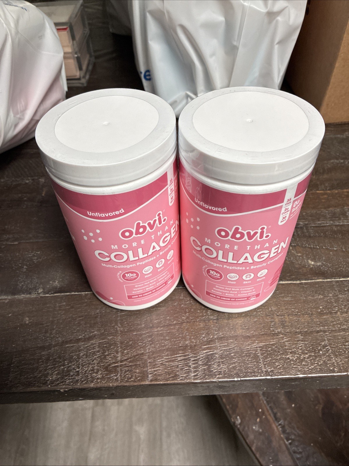 2 Pack – More Than Collagen Unflavored by by Obvi for Unisex 11.96 oz 11/2025