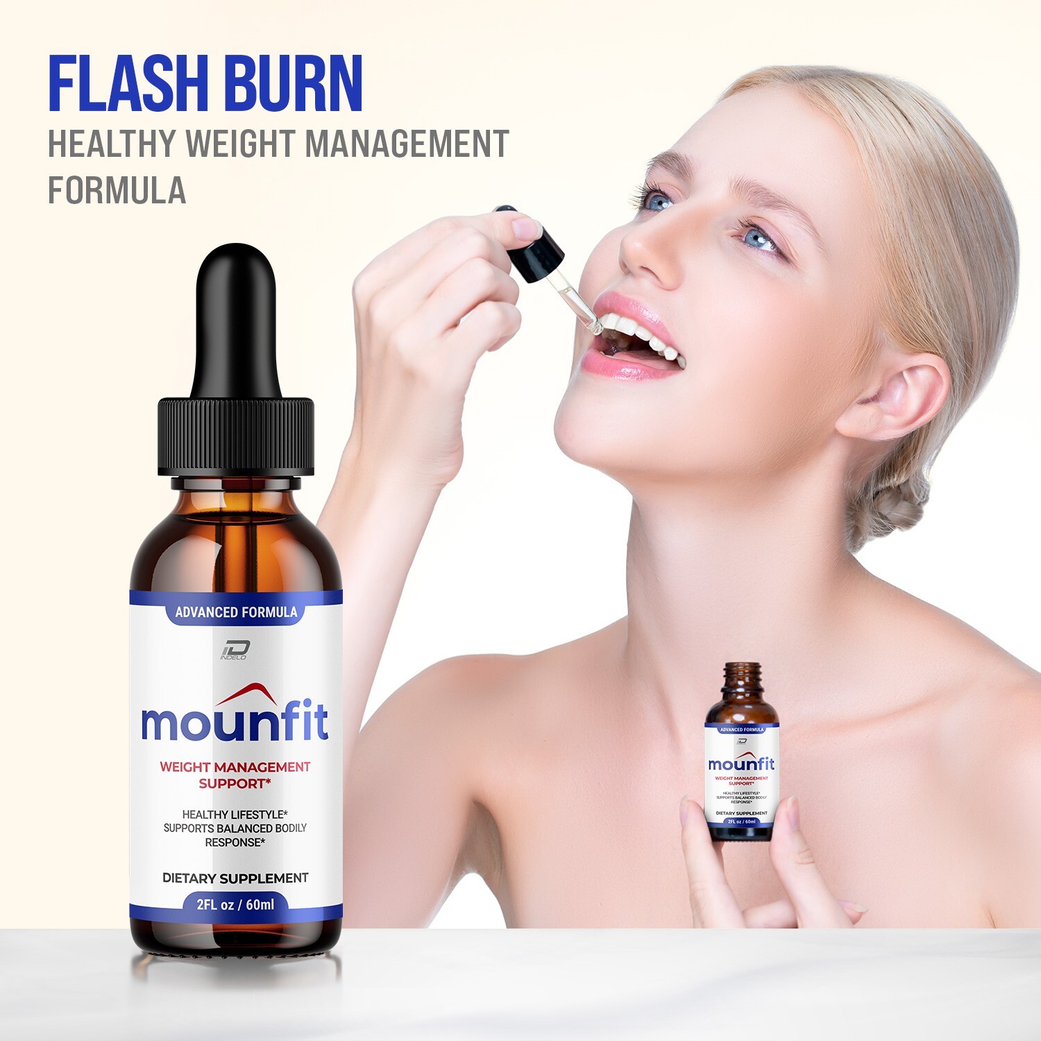 (5 Pack) Mounfit Drops Healthy Formula – Moun fit Liquid All Natural Healthy…