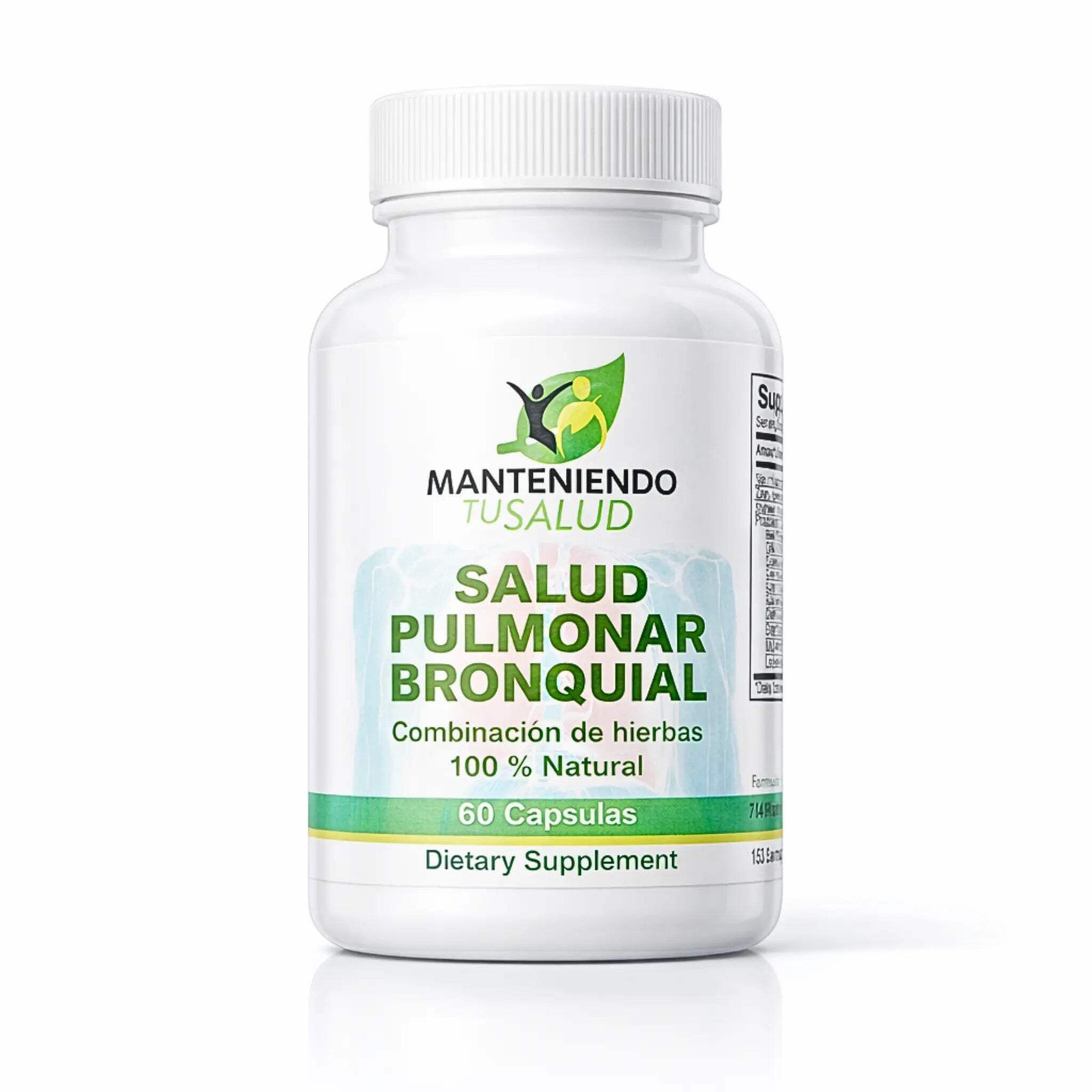 Manteniendo Tu Salud Salud Pulmonar Bronquial, Mullein, 60 Capsules