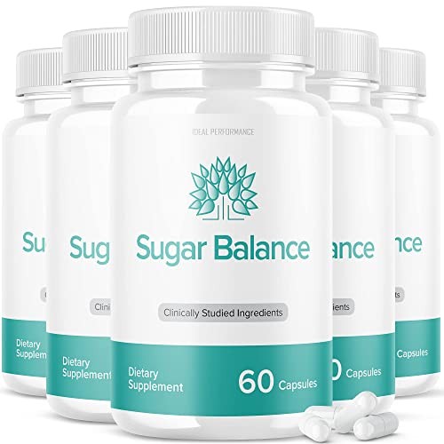 Sugar Balance Blood Support Metabolic Health Supplement – 300 Capsules (5 Pack)