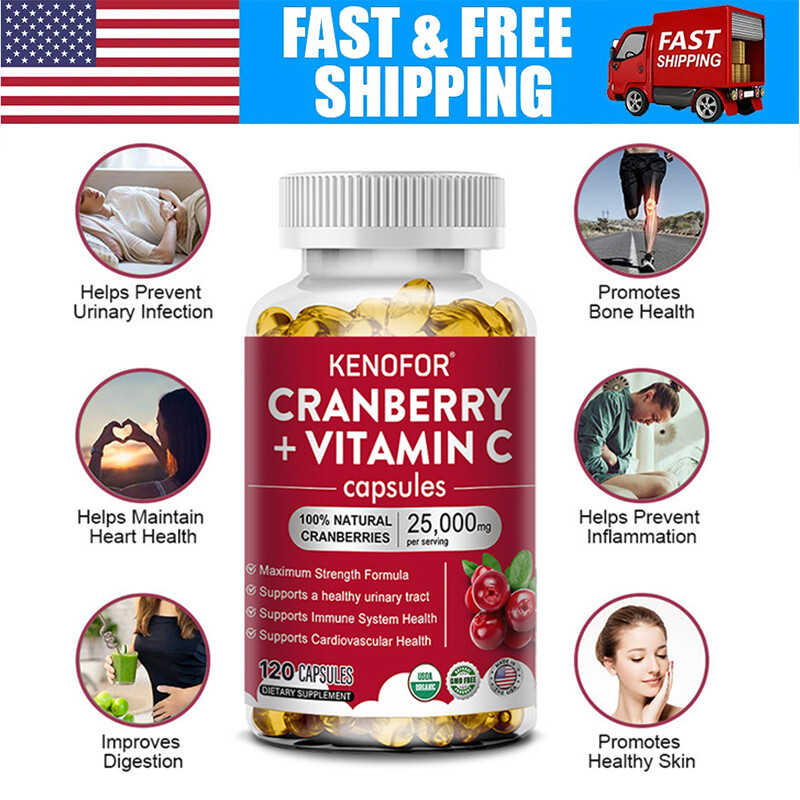 Cranberry Extract 2,5000 Mg Strength 120Veggie Capsules 50:1 Extract Concentrate