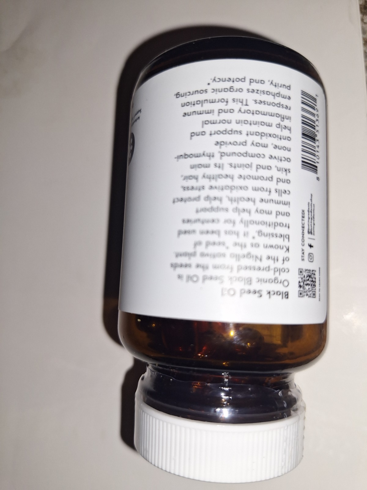 Just Ingredients Black Seed Oil Organic Cold-Pressed Immune Support 30 Softgels