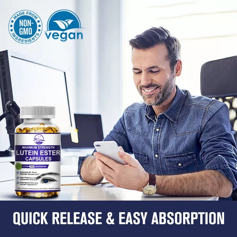 Eye Health Supplement,Lutein and Zeaxanthin,Vision Health,Eye Strain Support