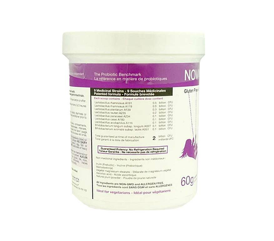 NOVA PROBIOTICS Multi-Strain KID 1-12 Years 2 Billion Probiotics per Scoop