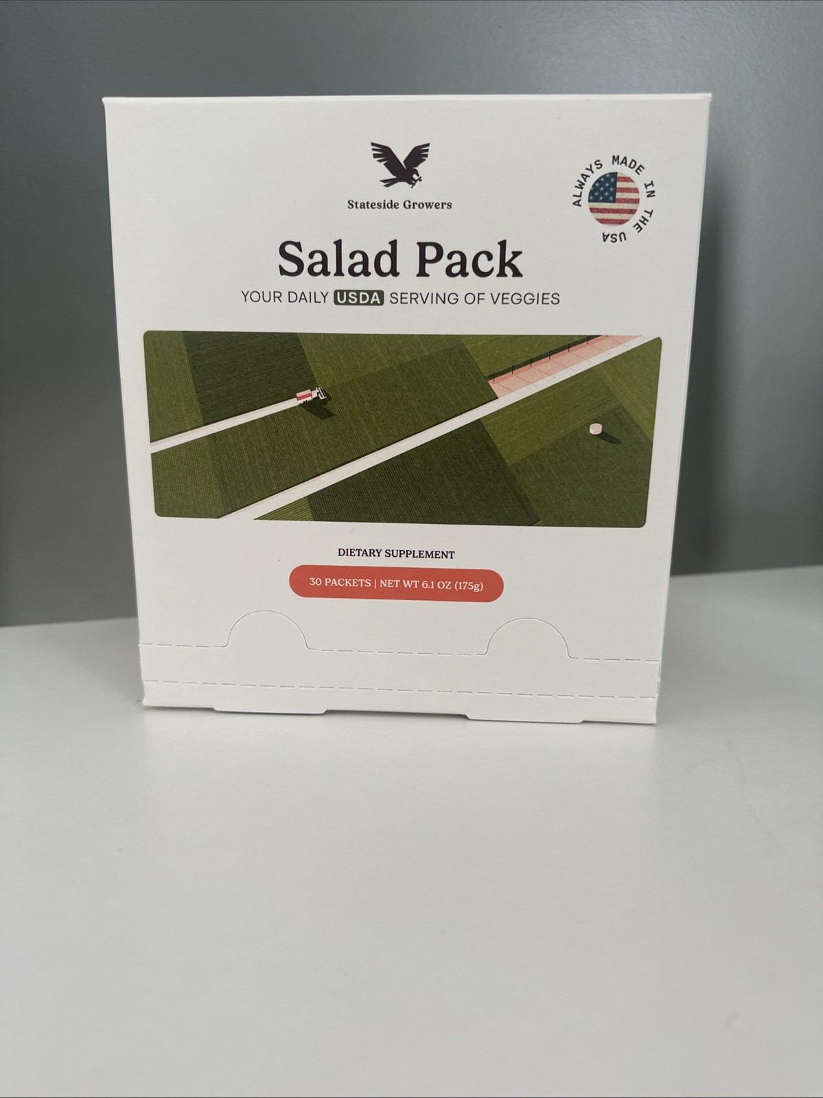 Stateside Growers Salad Pack Capsules for Digestive Health AM/PM Organic 30ct