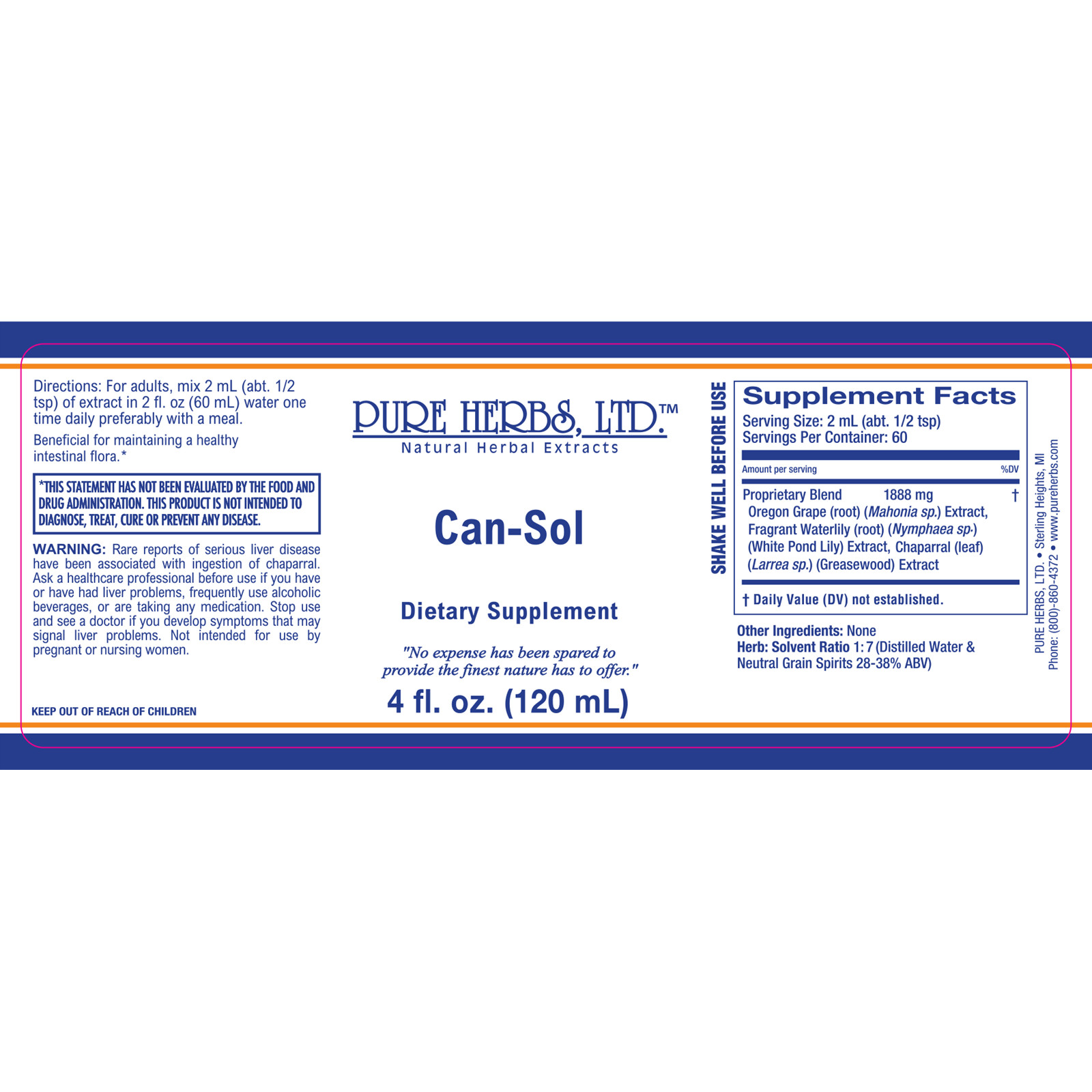 Can-Sol (Reformulated), 4 fl. oz.