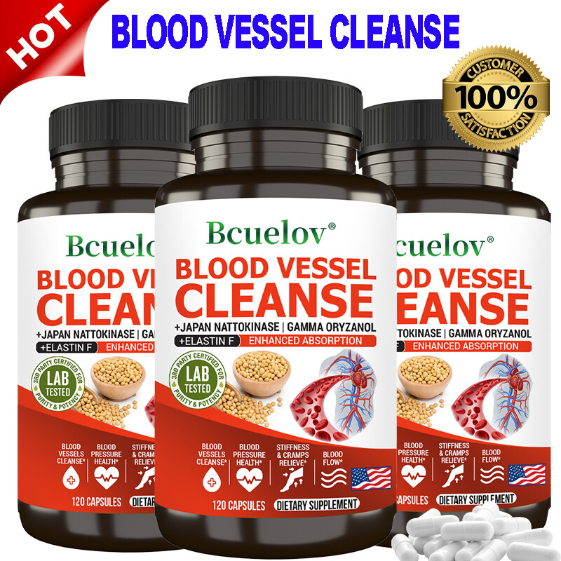 Blood Vessel Cleanse Nattokinase – Blood & Circulatory Health capsules