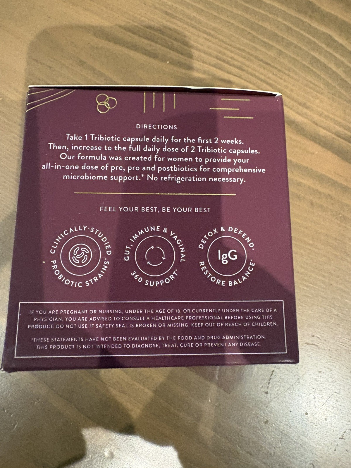 NEW Arrae Tribiotic Gut, Immune & Vaginal Probiotic Gluten-Free Nut Free 60 Caps