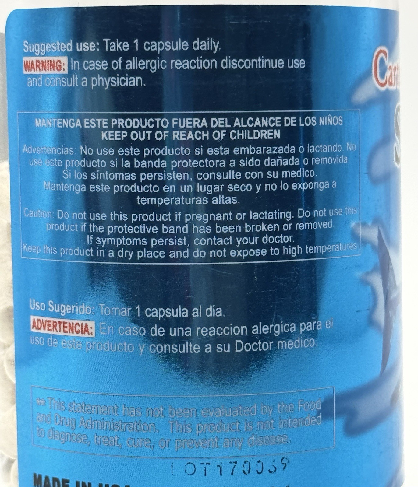 Evimeria El Aztecano Cartilago De Tiburon 800 mg 90 Capsules Exp 12/2027