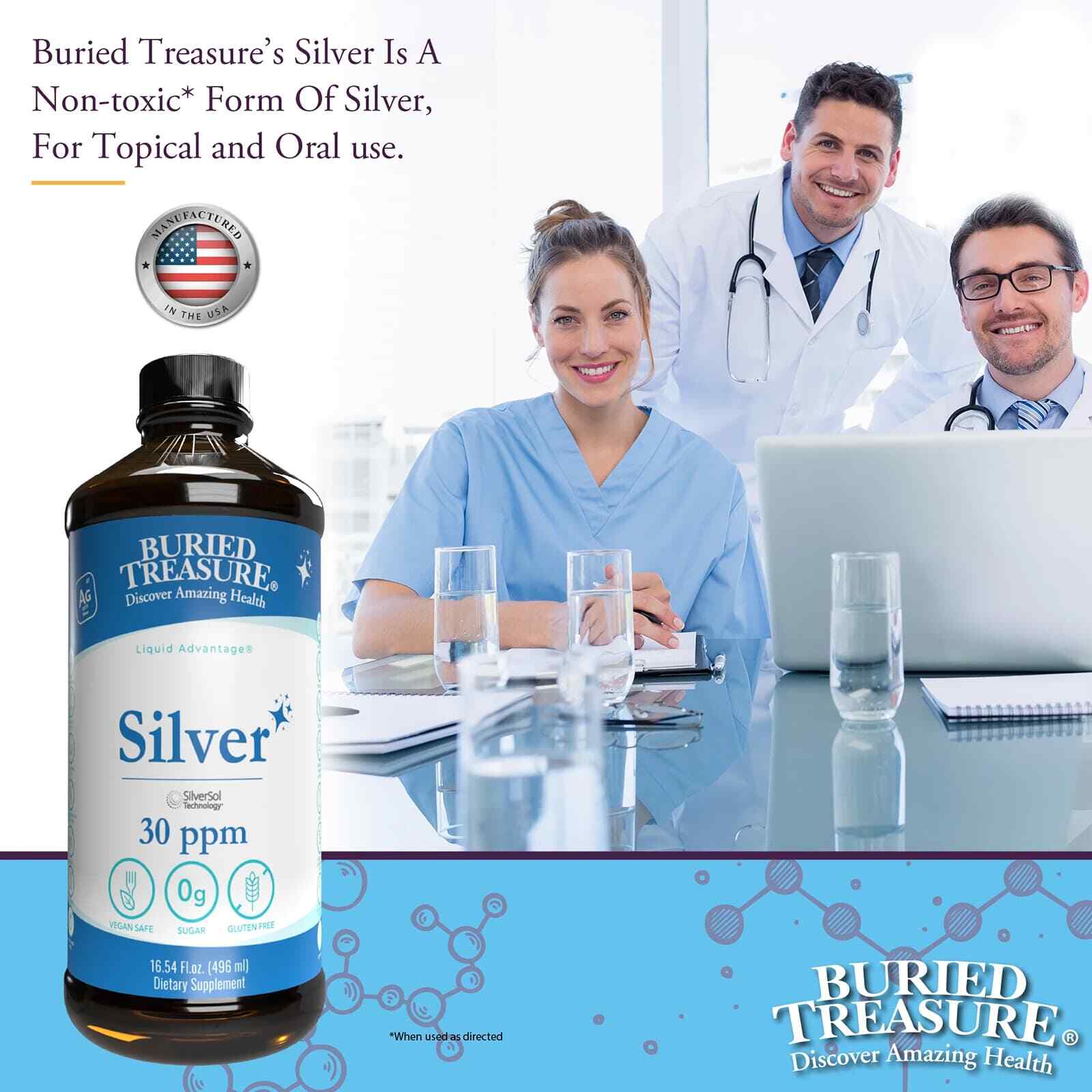 Buried Treasure Silver Immune Support 16 fl oz