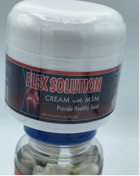 SET Flex Solution Join Health Support Cream Softgels articulaciones glucosamina
