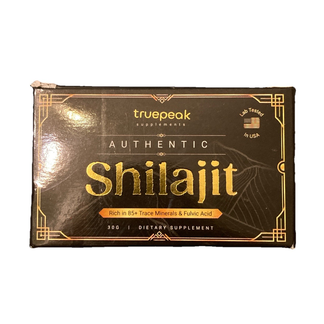 Truepeak Supplements Authentic Shilajit Resin 30g Himalayan 85+ Trace Minerals