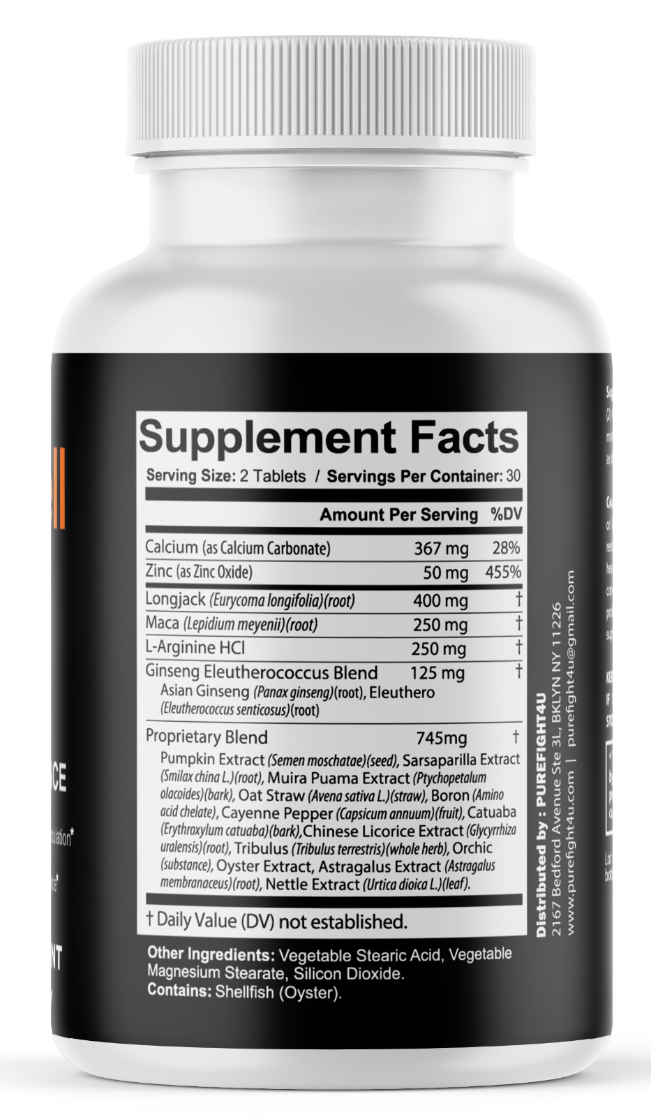 BioXCell Tablets Support Male Performance Supplement – 8 Bottles