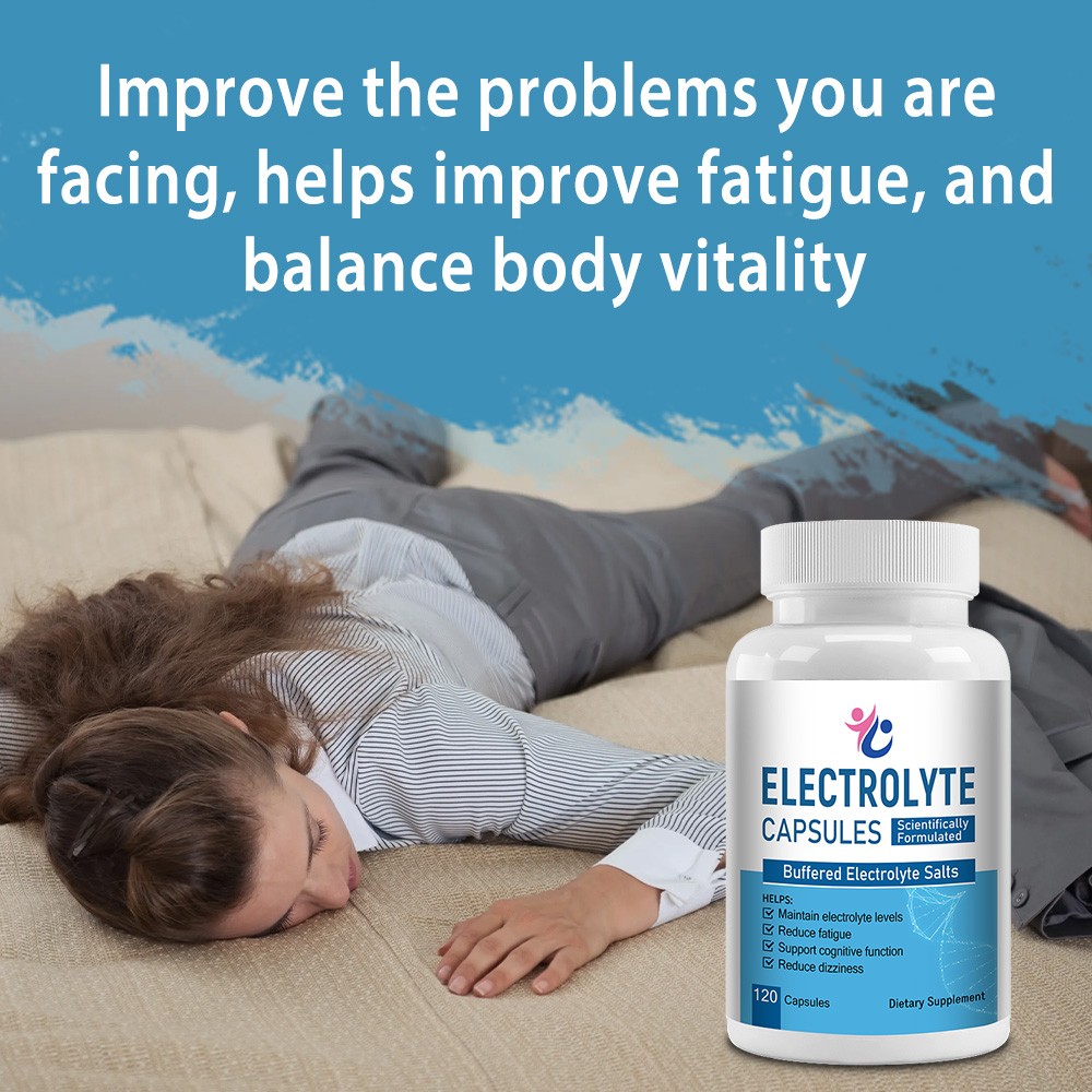 Electrolyte 30~120 Caps – For Hydration, Fatigue Relief & Daily Energy Support